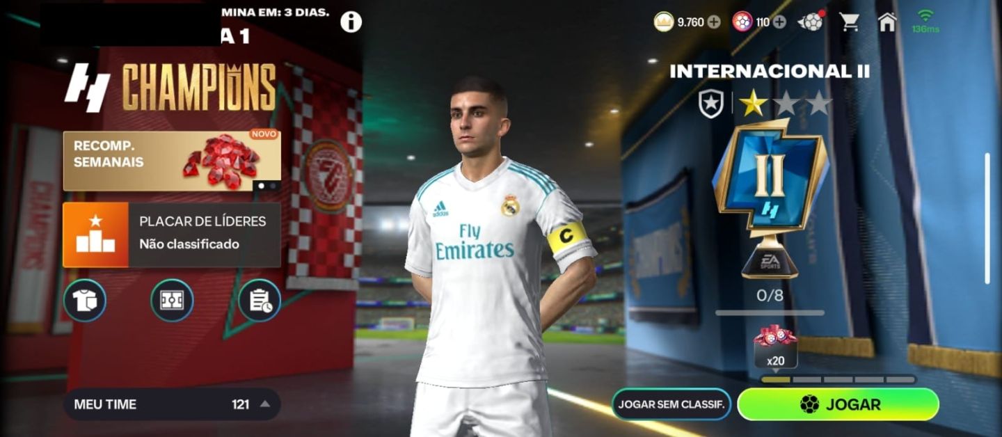 Conta de fc mobile nível 31