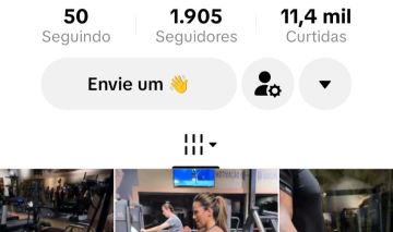 Conta do tik Tok 1905 seguidores