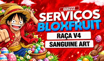 [MELHORES PREÇO] SERVIÇOS BLOX FRUITS - RAÇAS V4,DRACO,LEVIATHAN,SANGUINE ART
