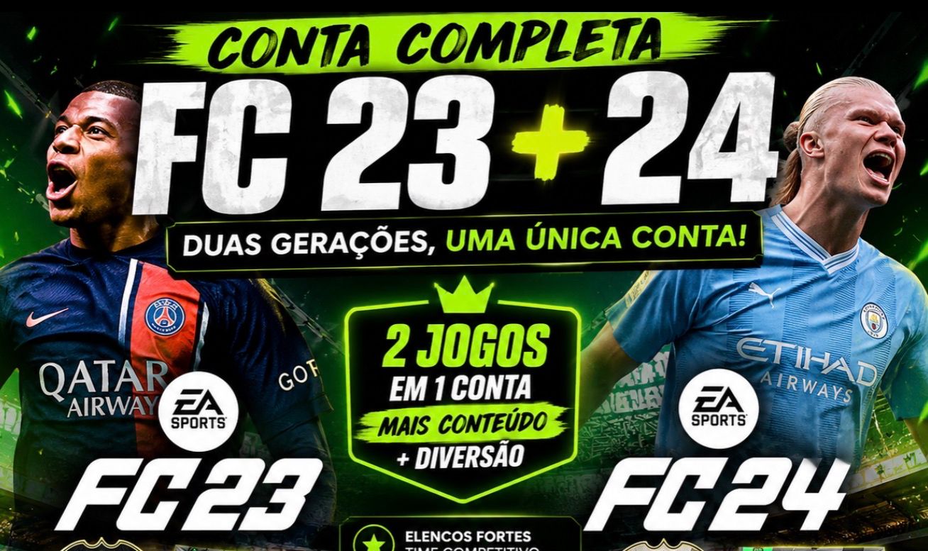 CONTA FC23 + FC24 FULL ACESSO NA MESMA CONTA