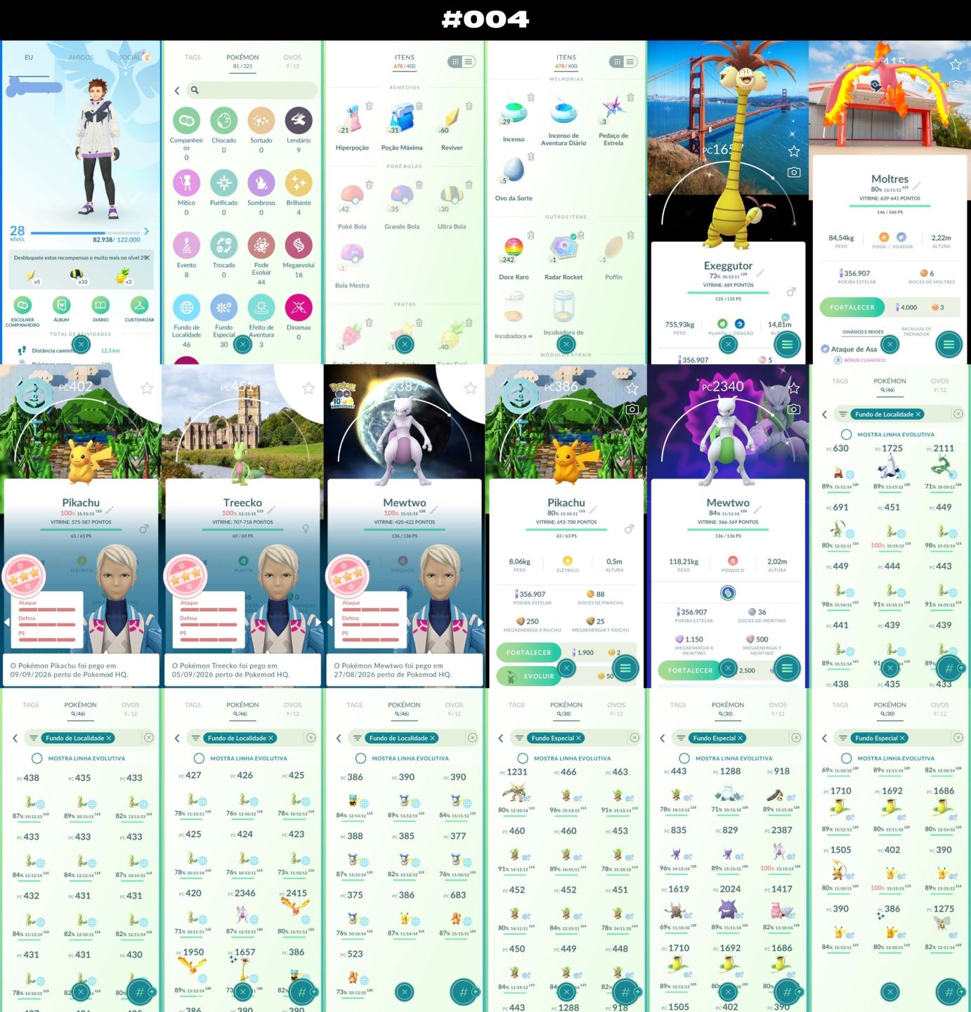 [PROMOÇÃO] CONTAS RARAS POKEMÓN GO LENDÁRIOS SHINYS, AVES DE GALAR, 100% E MAIS!