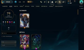 Full Acesso - 79 Skins - 160 Campeões - Level 393