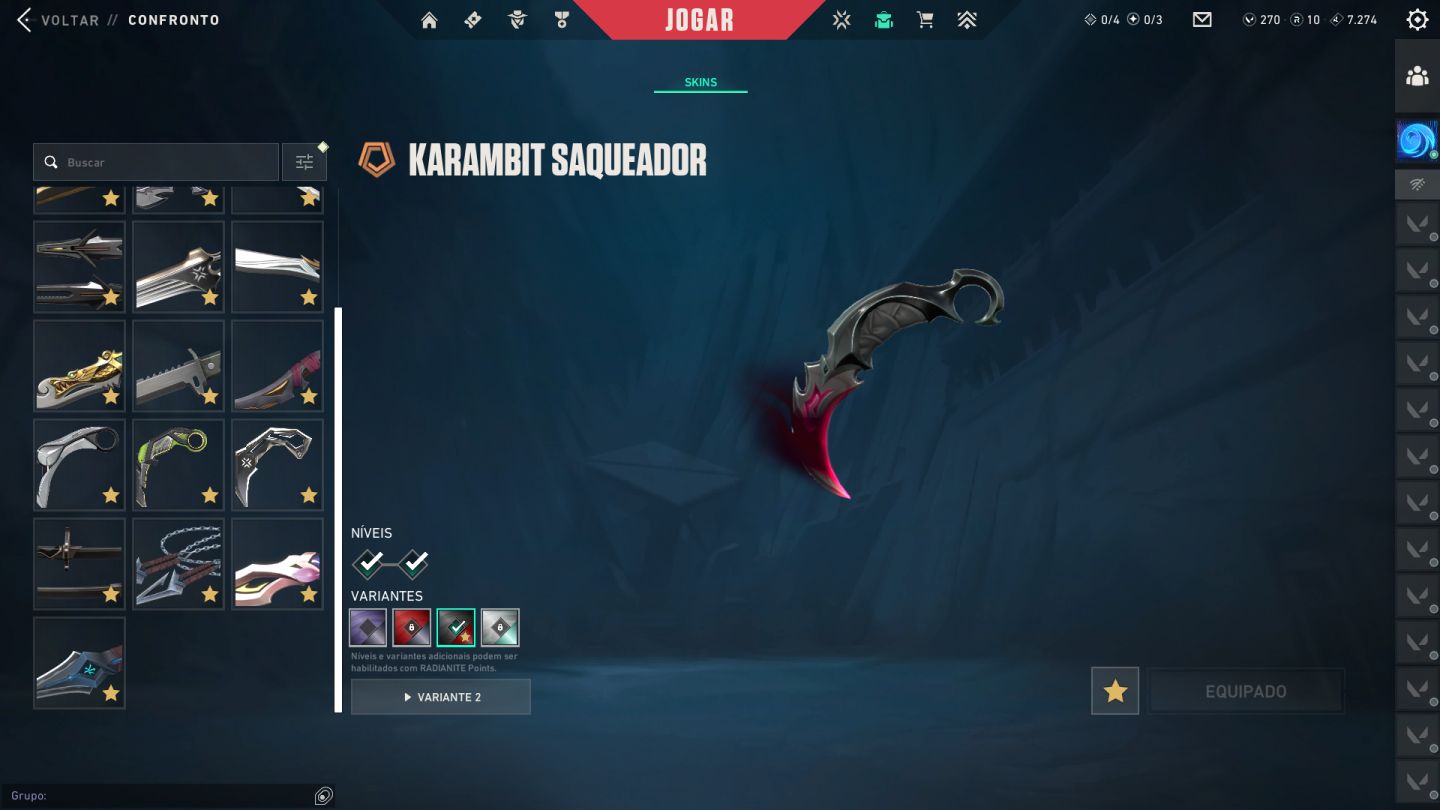 Conta Valorant no preço pra sair rapido, skins raras, champions, facas e outras