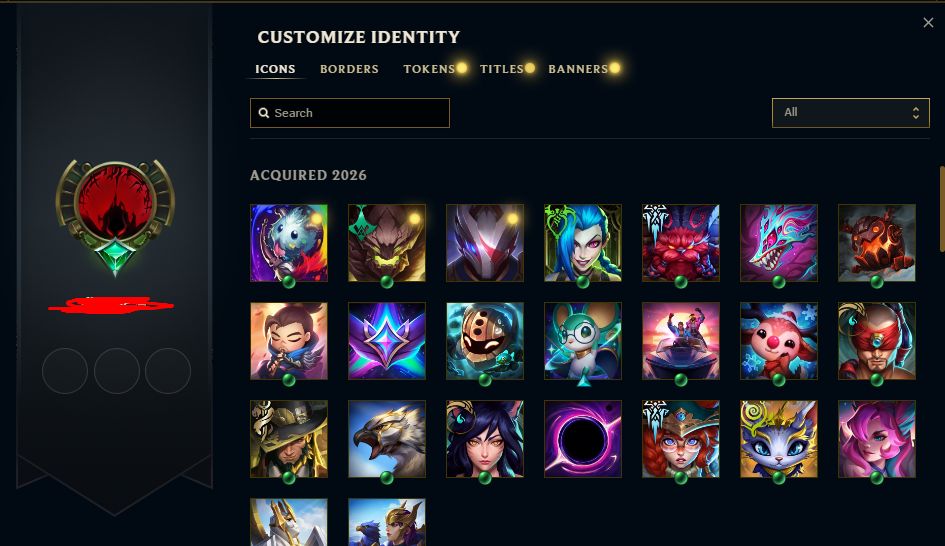 Conta LoL Main ADC