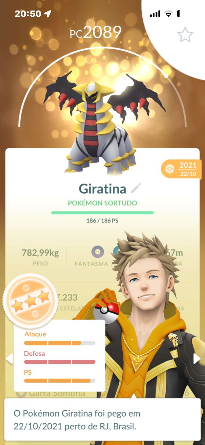 Conta Pokémon nível 30 com 5 shines/12 lendários garantidos e 200K de PE