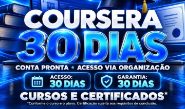 [Entrega Automática] Coursera Premium | 30 Dias - Certificados Disponíveis!