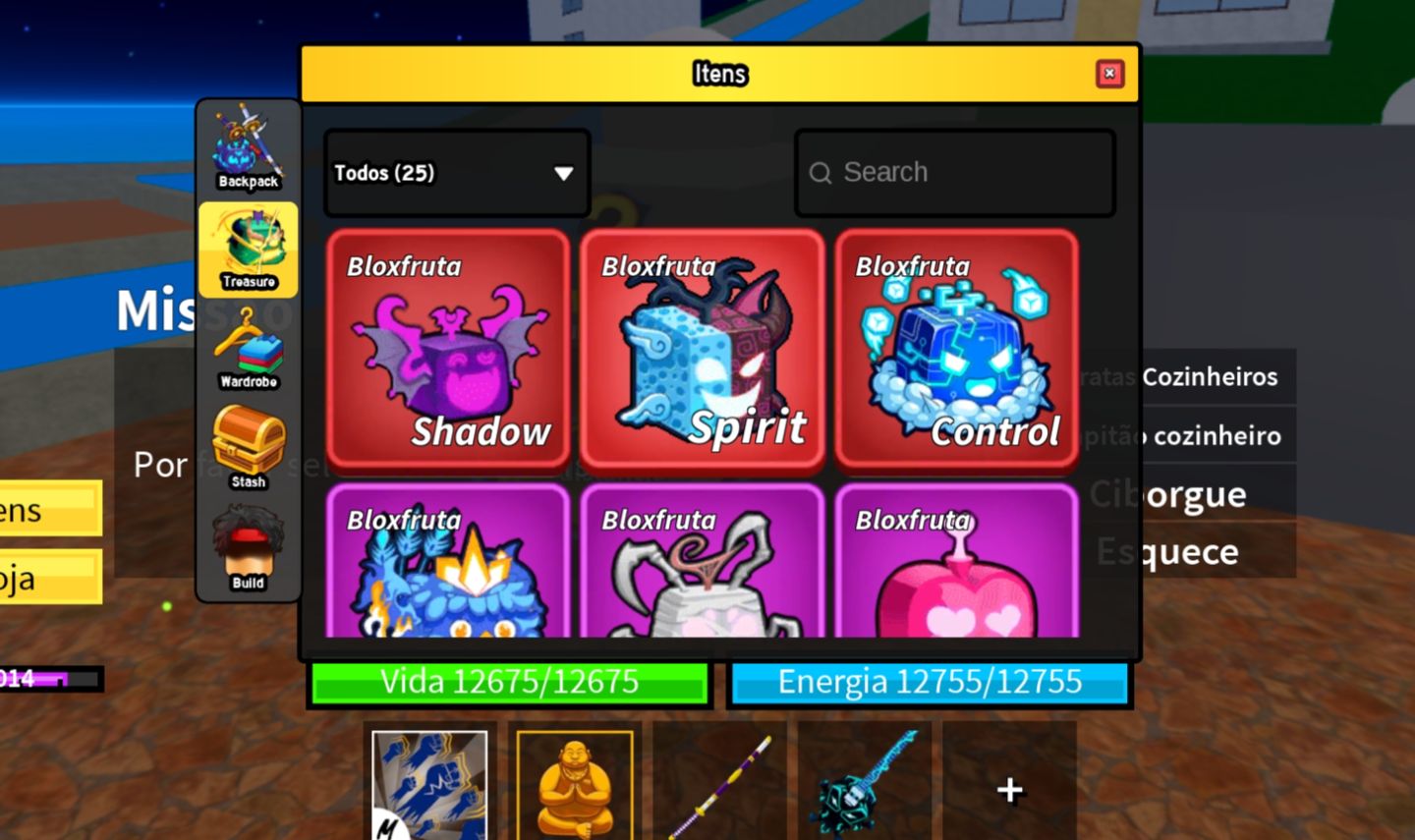 Conta blox fruits com 2 frutas permanente, vem dar uma olhada!!