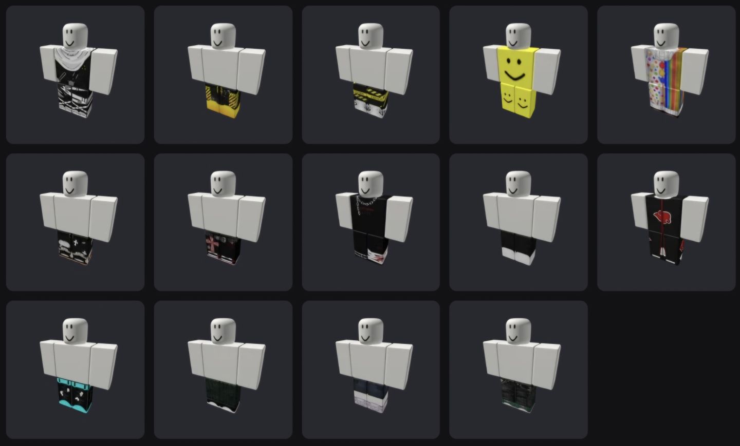 CONTA DO ROBLOX ALGUMAS SKINS E ALGUNS JOGOS.