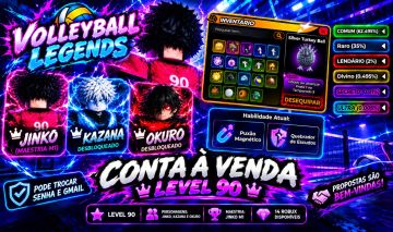 Conta Level 90 + Jinko M1 | Pode Senha e Gmail!