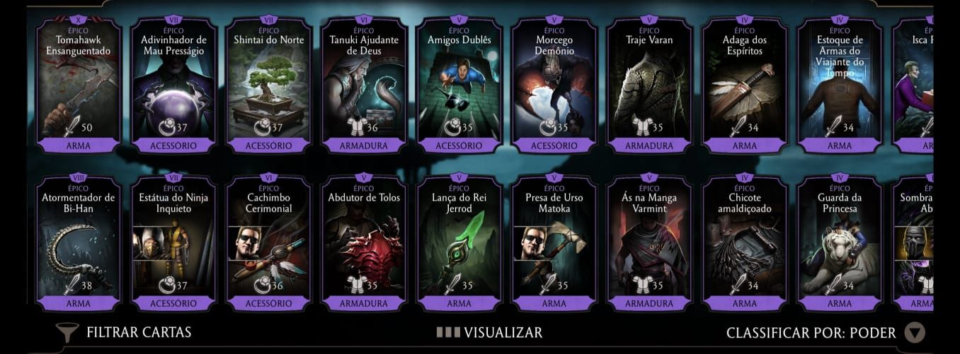 (PREÇO NEGOCIÁVEL) CONTA DE MORTAL KOMBAT 73K DE ALMAS