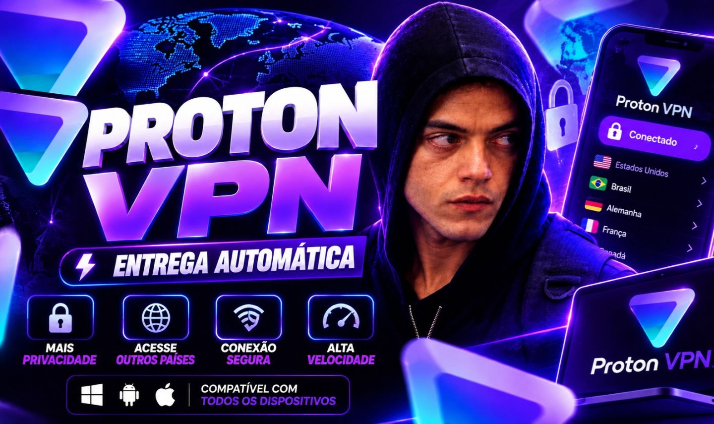 Proton Vpn Plus 30 Dias | MELHOR PREÇO