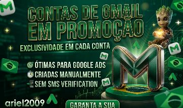 CONTAS DE GMAIL MAIS BARATO TOTALMENTE CONFIÁVEL CONTAS DE QUALIDADE