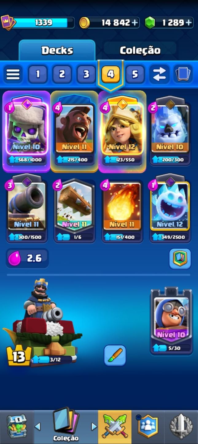 CONTA DE CLASH ROYALE 7K DE TROFÉUS