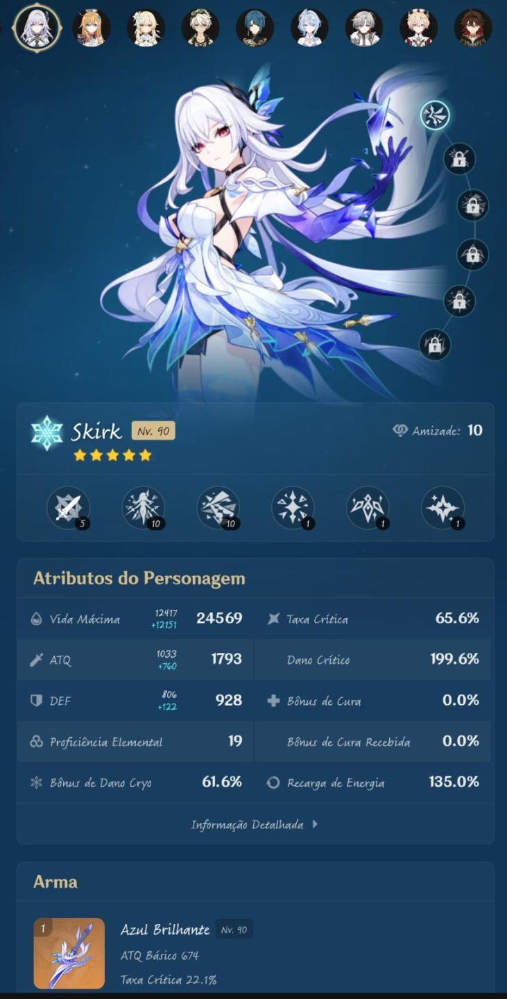 Conta de genshin fresquinha para sair! Vesna e odette meta+ zzz