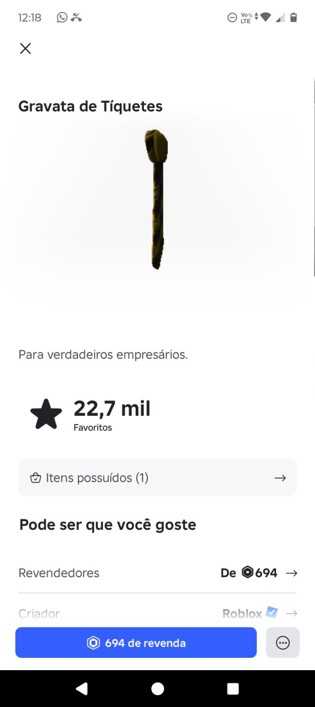 Conta de 2015 com item limitado