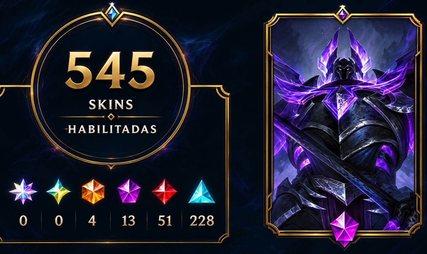 Conta LoL + Valorant | 545 skins