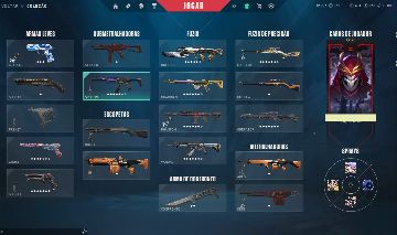 CONTA VALORANT | ACESSO TOTAL A CONTA | VARIAS SKINS, INCLUINDO CHAMPIONS