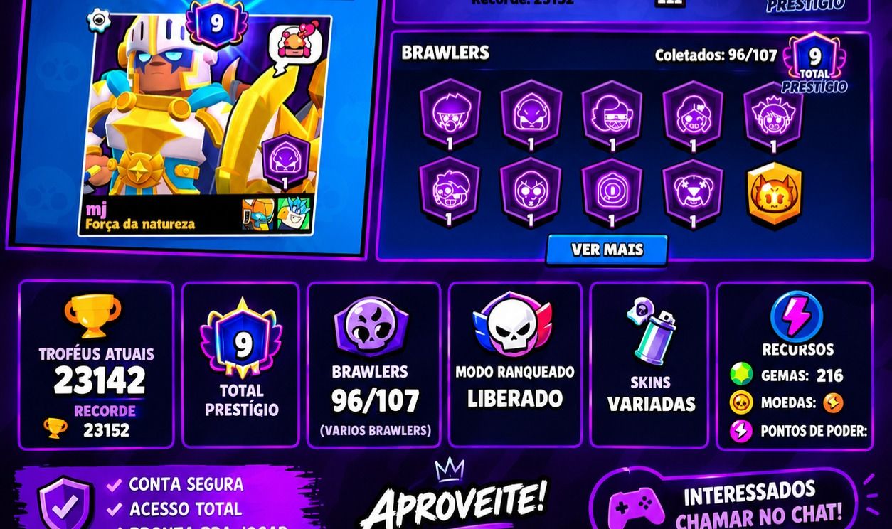 Conta Brawl stars