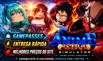 SIMULADOR ASTRAL DE ANIME SIMULATOR PACOTES GAMEPASSES BOOST XP ARMAS LIMITED BU