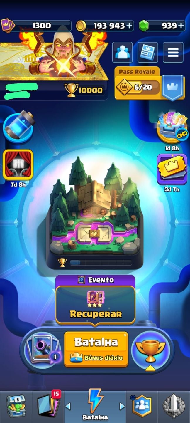Clash Royale [CONTA] 10k troféus+ todas cartas