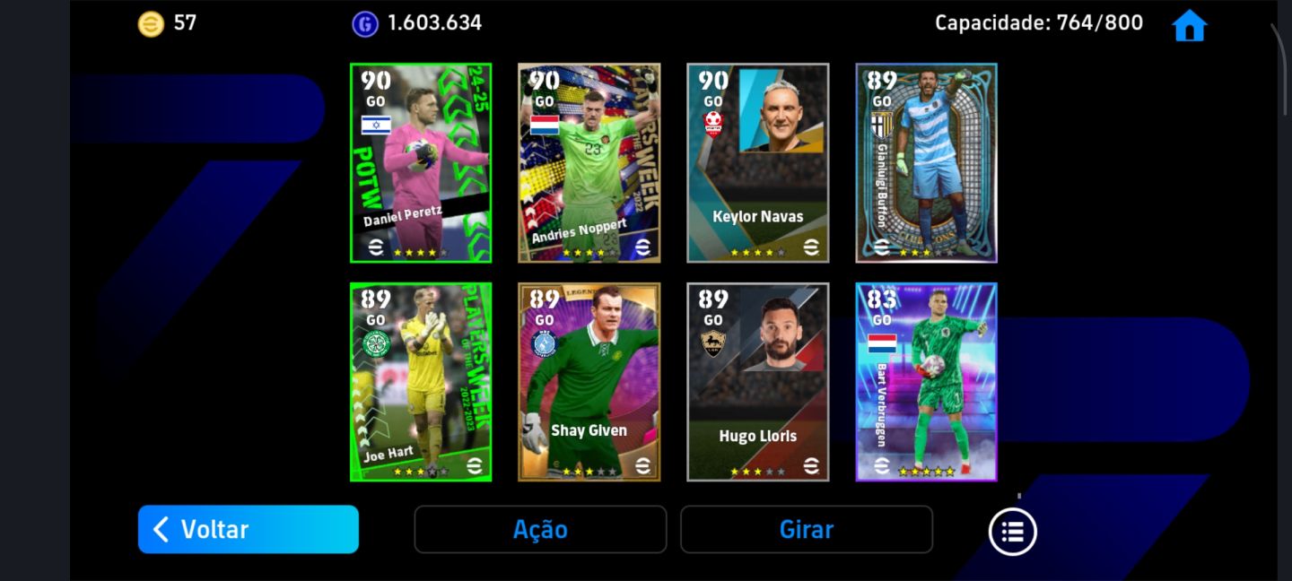 CONTA DE EFOOTBALL MOBILE 3100+ DE FORÇA COLETIVA