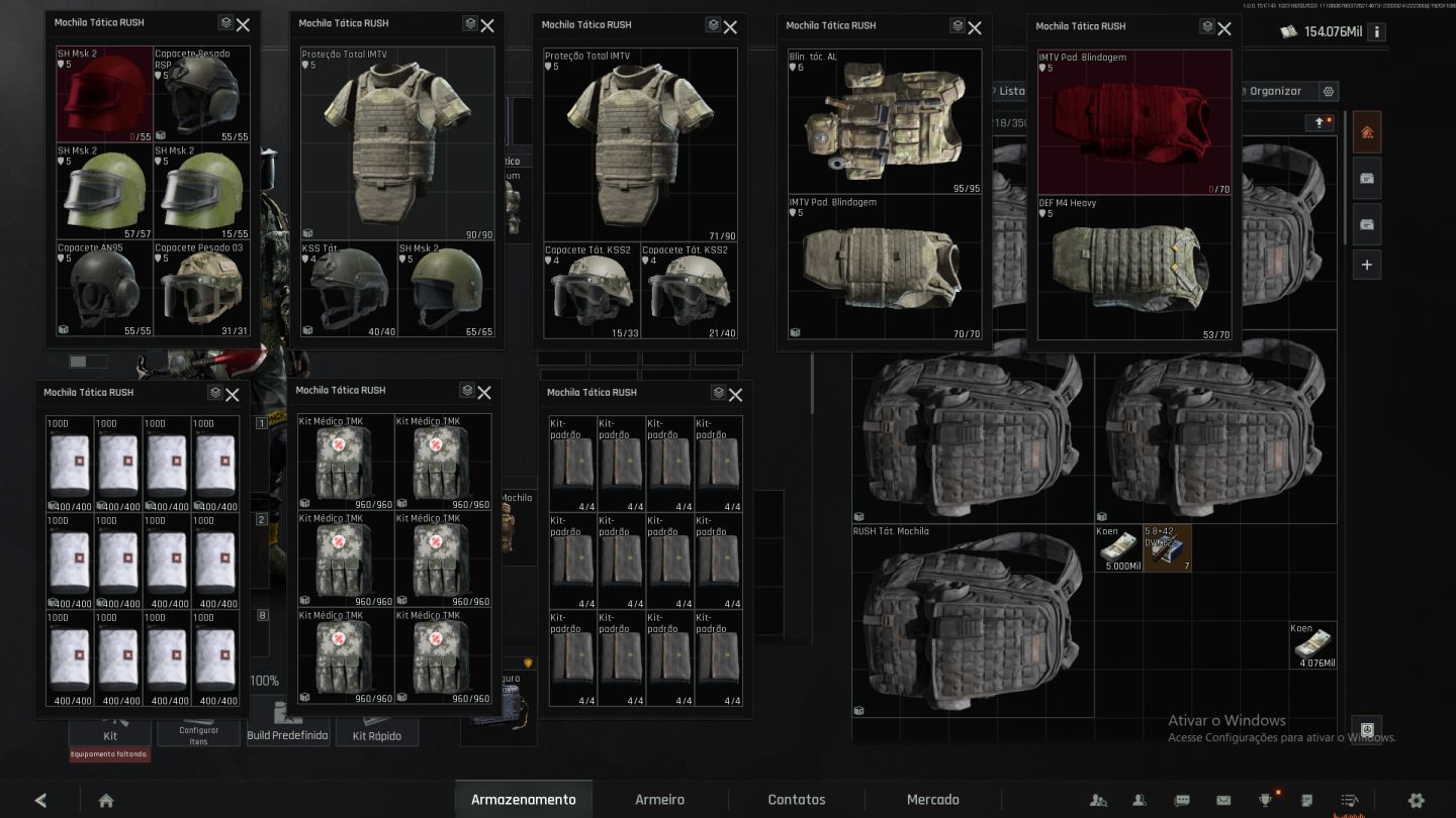 CONTA ARENA BREAKOUT INFINITE PC - 200M STASH + SKINS + ARMAS E EQUIPAMENTOS