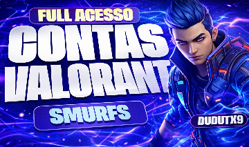 (PROMOÇÃO)CONTAS VALORANT SMURF PARA COMPETITIVO UNRANKED FULL ACESSO