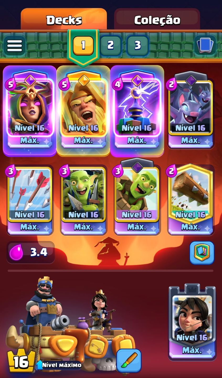CONTA CLASH ROYALE 4 ANOS DE JOGO (Valor Negociável)