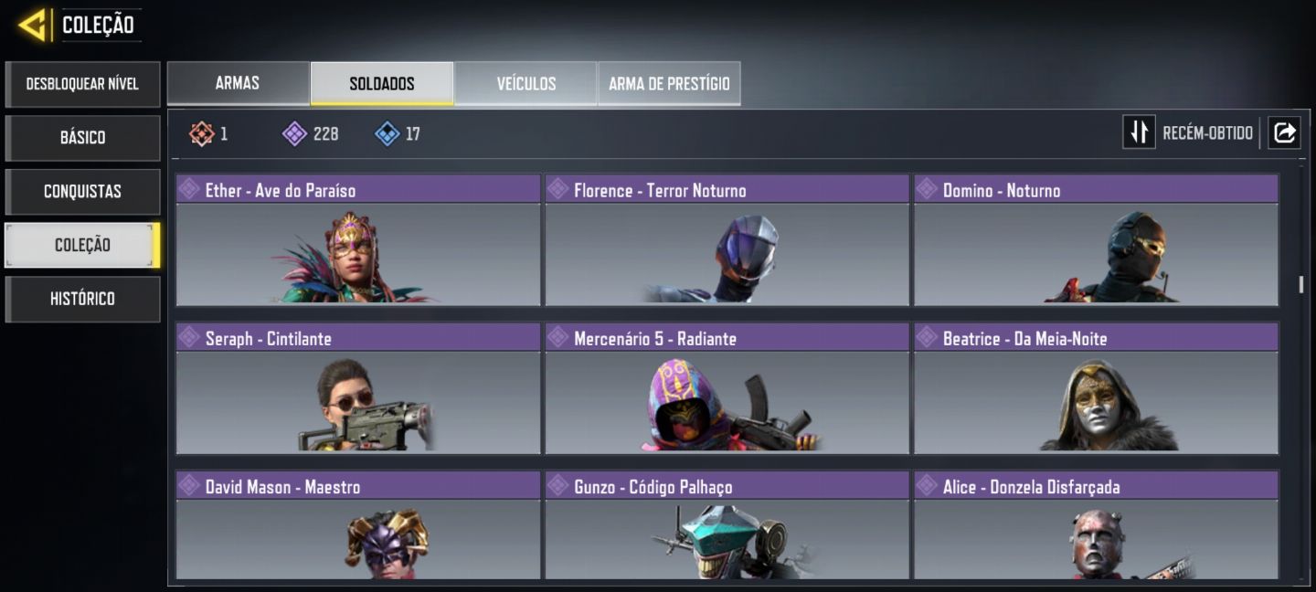 Conta Cod mobile 15 lendária 5 miticas 2 prestígio