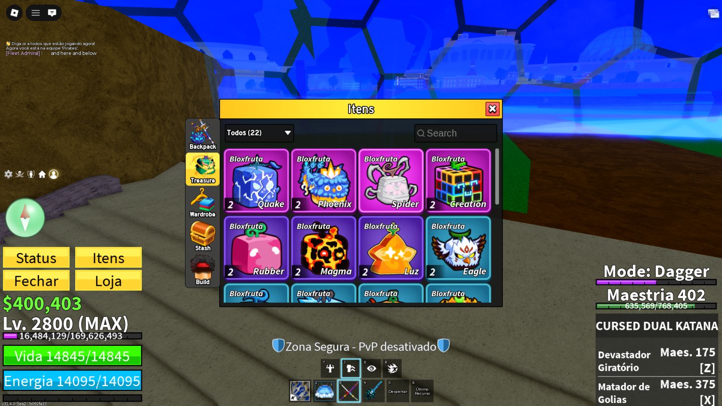 CONTA ROBLOX ULTRA | BLOX FRUITS MAX | SHINDO FULL RICO | GPO ALTO | AUT |