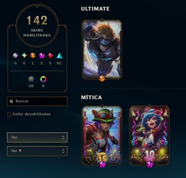 CONTA LOL DE 2015 ESMERALDA