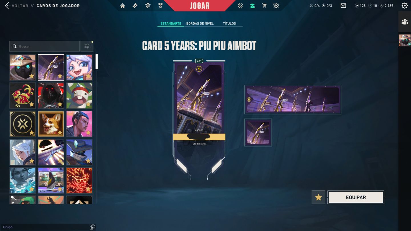 CONTA VALORANT + SKINS RARAS - EDIÇÃO LIMITADA