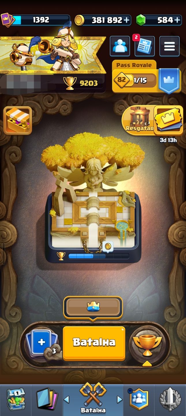 Conta Clash Royale 9K Troféus