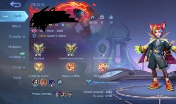 Conta com skins gusion e joy