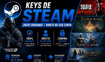 KEYS DE JOGOS DA STEAM DIRETO NA SUA CONTA