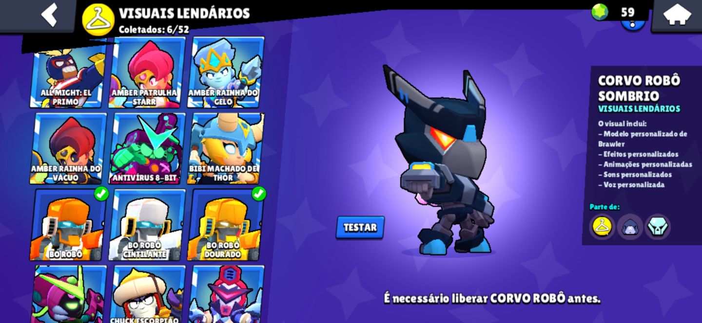 CONTA DE BRAWL STARS COM 103 BRAWLERS 44K TROFEUS