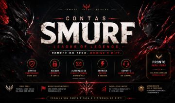 CONTAS SMURF - League of Legends (LOL)
