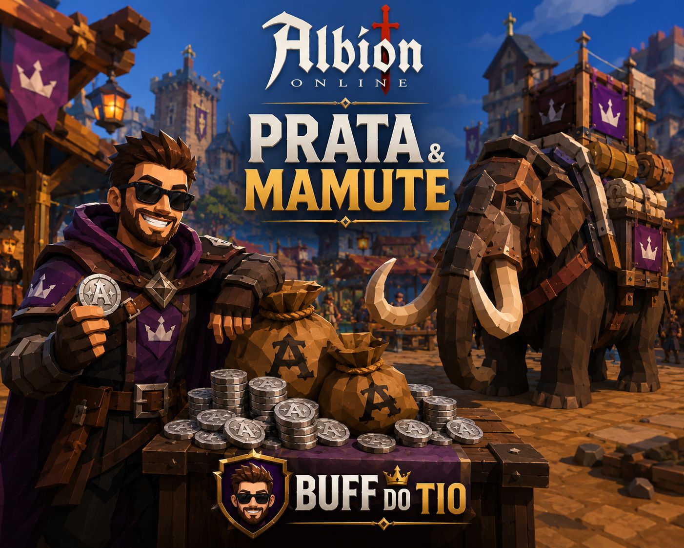 ALBION ONLINE PRATA-AMÉRICAS - A MAIS SEGURA - TIO MANTRAS