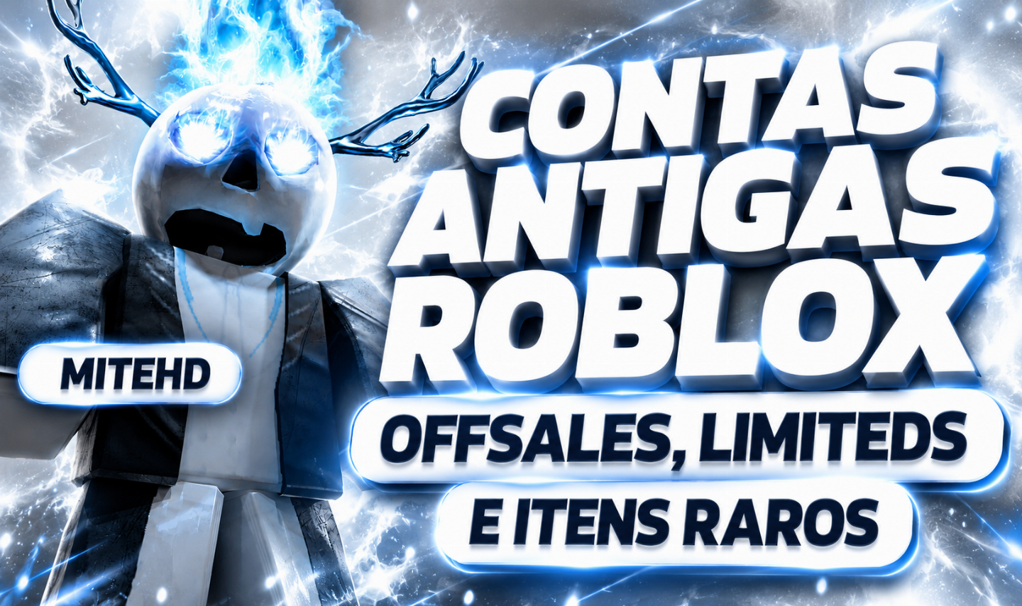 CONTAS ANTIGAS ROBLOX 2008, 2009, 2010, OFFSALES, LIMITEDS - ENTREGA AUTOMÁTICA
