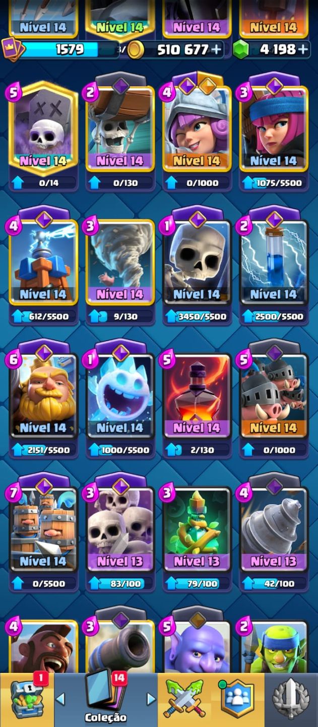 CONTA DE CLASH ROYALE RARA E ANTIGA | EMBLEMA DE 6ANOS