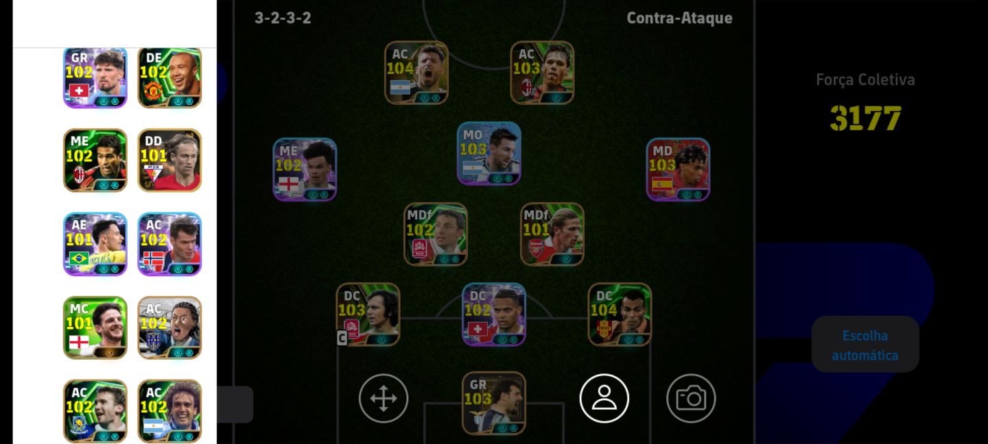 Conta efootball 3177 de força