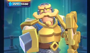 Clash royale, deck de log bait evocannon quase no máximo, 4 heróis e 10 evo