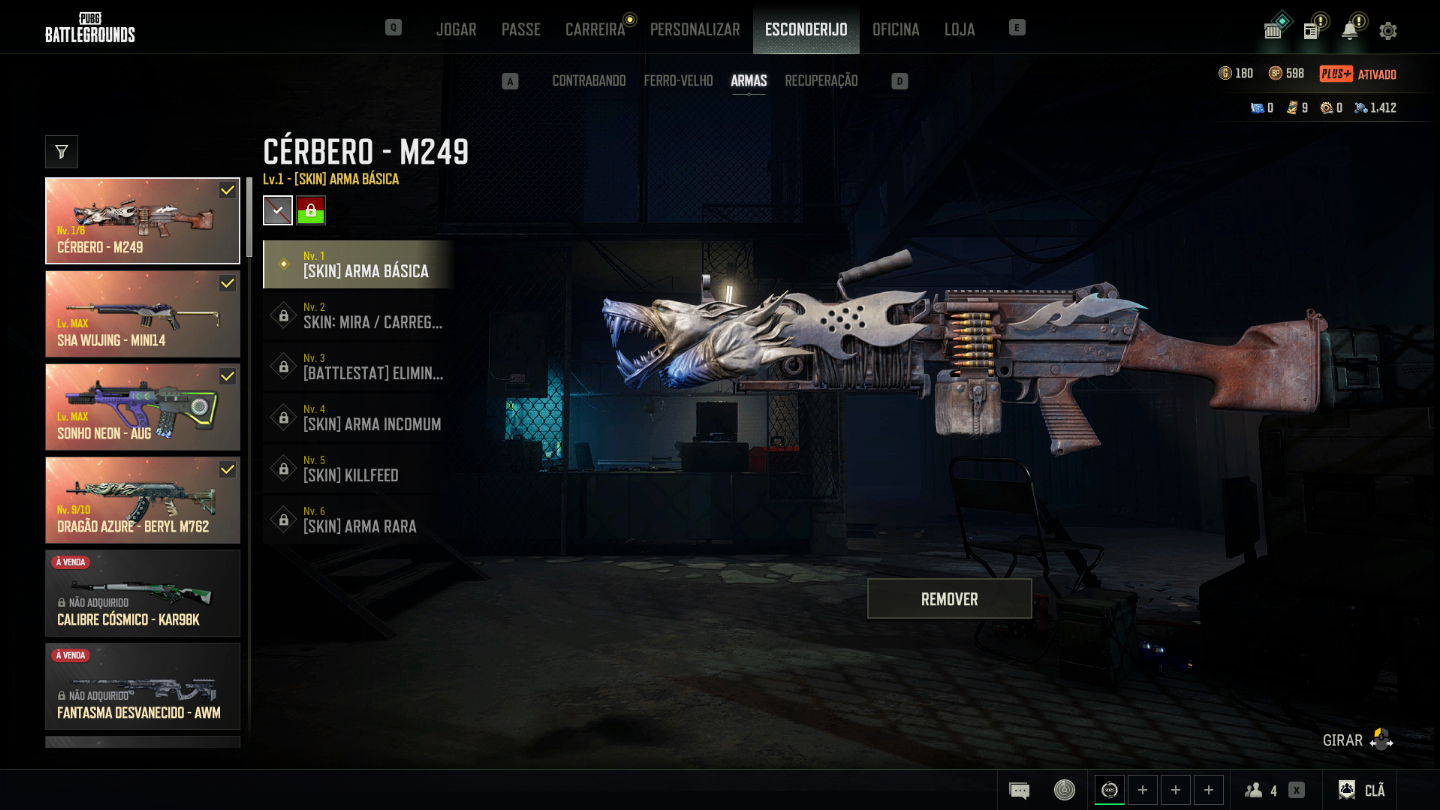 CONTA PUBG RARA E VALORIZADA +4.000 HORAS|+R$5.000 INVESTIDOS |SEM BAN|