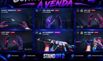 VENDA DE FACAS + LUVAS + SKINS