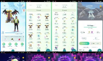 Pokemon go LVL 21 | 12 LENDÁRIOS + ULTRA BEAST + 8 SHINIES D203