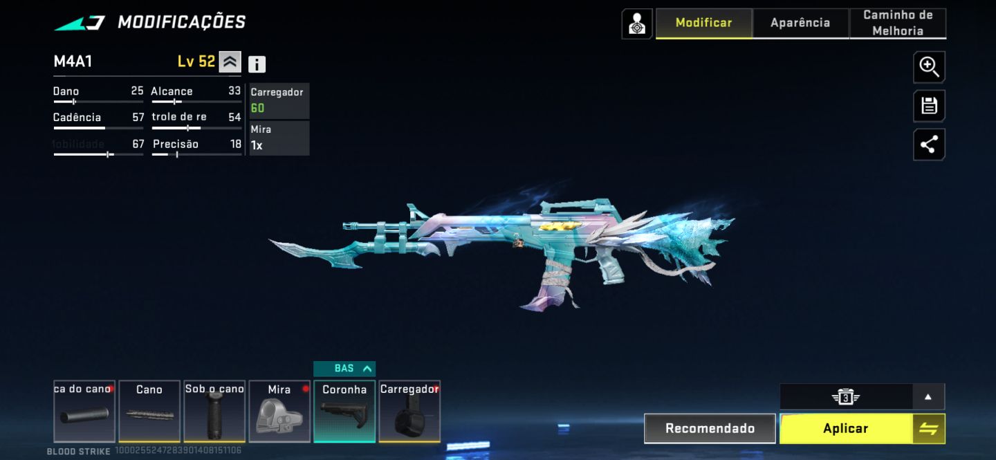 Conta Blood strike Items Bons E armas ultra