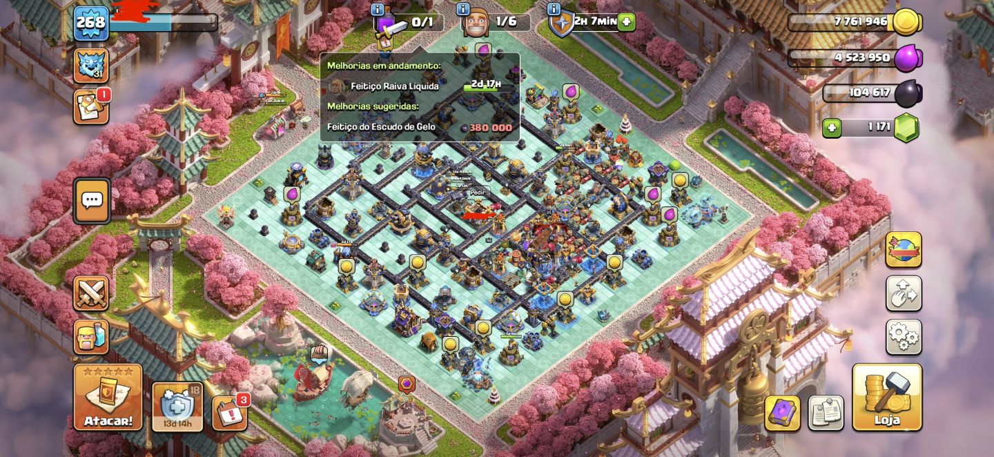 Conta th18 full equipamentos full