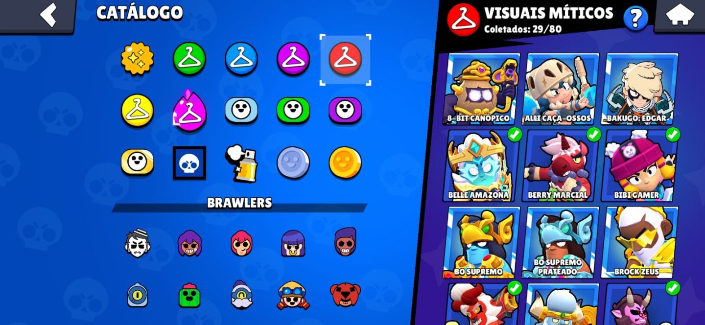 CONTA BRAWL STARS FULL BUFIES