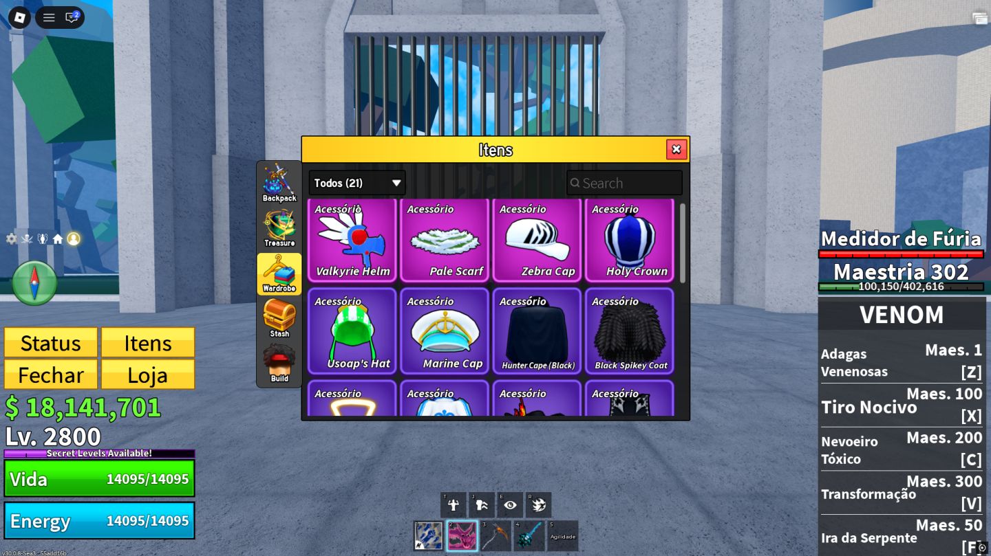 LV2800 + GODHUMAN + VENOM + CDK + TTK + FOICE SAGRADA + SKULL GUITAR