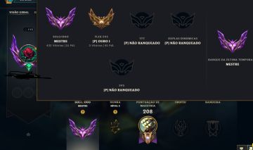CONTA MESTRE 15 PDL EMAIL-NAO CONFIRMADO LEAGUE OF LEGENDS